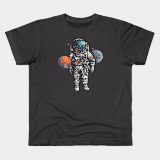 Astronaut and Space Travel Kids T-Shirt